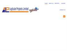 Tablet Screenshot of logitudeprojects.com